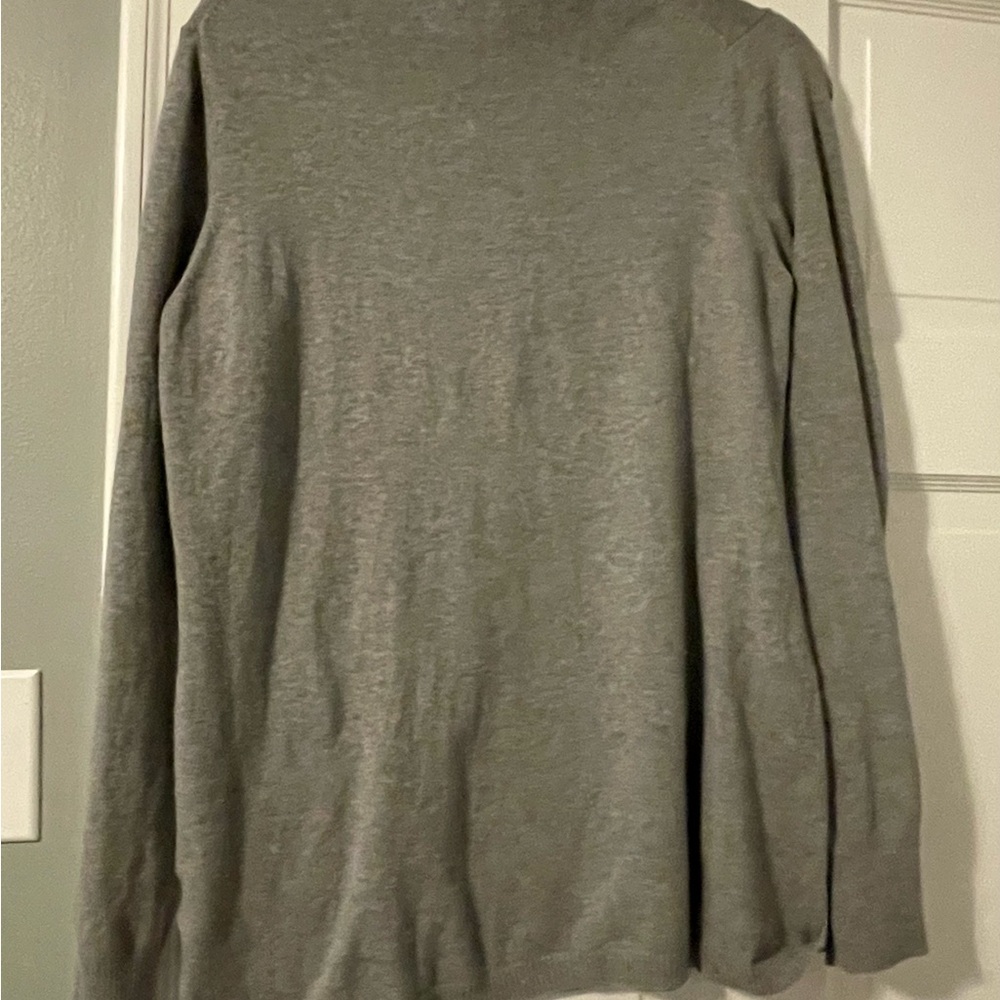 Gray Gap Maternity Turtleneck Sweater Size Large
